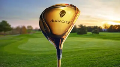 Alien Golf - Logo Design and Product Visual